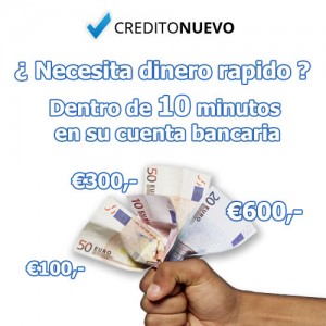 Solicita créditos rápidos online hasta 600 euros en Creditonuevo