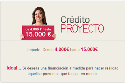 Condiciones del Crédito Proyecto