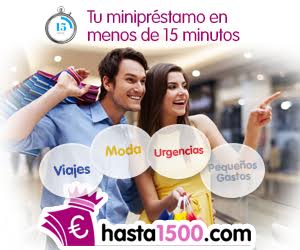 Minipréstamos online Hasta1500