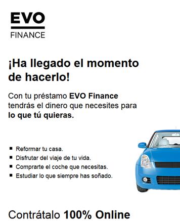 Solicitar préstamo personal Evo Finance