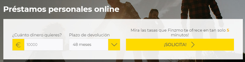 Préstamos personales online - Finzmo